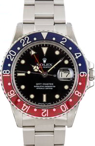 Vintage Rolex GMT-Master Ref 16750 Black Spider Dial