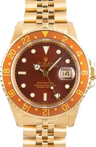 Vintage Rolex GMT-Master Ref 16758 Root Beer