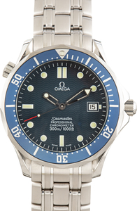 Pre-Owned James Bond Omega Seamaster Blue Wave Dial