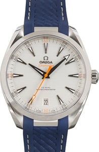 Preowned Omega Seamaster Aqua Terra 150M Steel on Rubber Strap