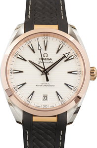 Used Omega Seamaster Aqua Terra 150M Sedna Gold & Steel