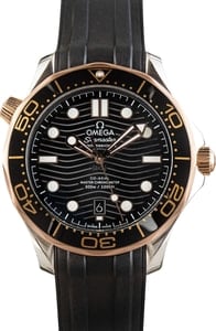 Used Omega Seamaster 18k Sedna Gold & Steel