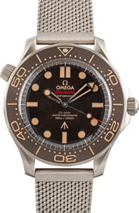 Pre-Owned Titanium on Titanium Omega Seamaster Diver 300M 007 Edition