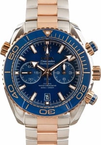 Omega Seamaster Steel & Sedna Planet Ocean 600M Blue Dial