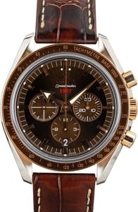 Omega Speedmaster Broad Arrow Steel & Red Gold