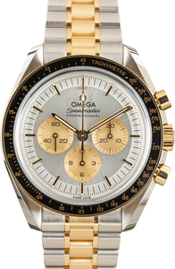 Used Omega Speedmaster Moonwatch Professional Steel & Moonshine Gold