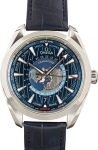 Omega Seamaster Aqua Terra World Time Blue Dial