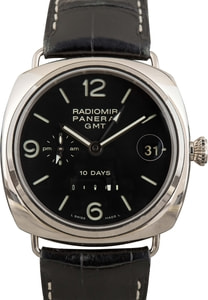 Panerai Radiomir 10 Days GMT PAM00235 White Gold