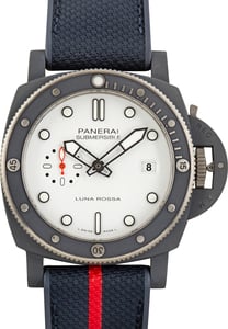 Pre-Owned Panerai Submersible Luna Rossa PAM01543 Ti-Ceramitech