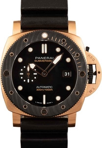 Pre-Owned Panerai Submersible Ref PAM02070 Goldtech