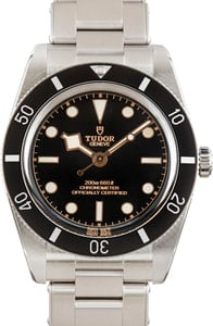 FACTORY STICKERED Tudor Black Bay 54 Steel 79000 Black Dial