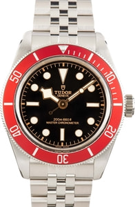 Pre-owned Tudor Black Bay Red Bezel