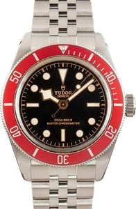 Used Tudor Black Bay Red Bezel Black Dial