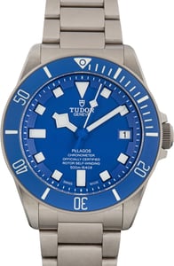 Used Titanium Tudor Pelagos Ref 25600TB Blue Dial