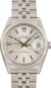 Tudor Prince Oysterdate 74034 Silver Dial