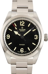 Tudor Ranger Black Arabic Steel