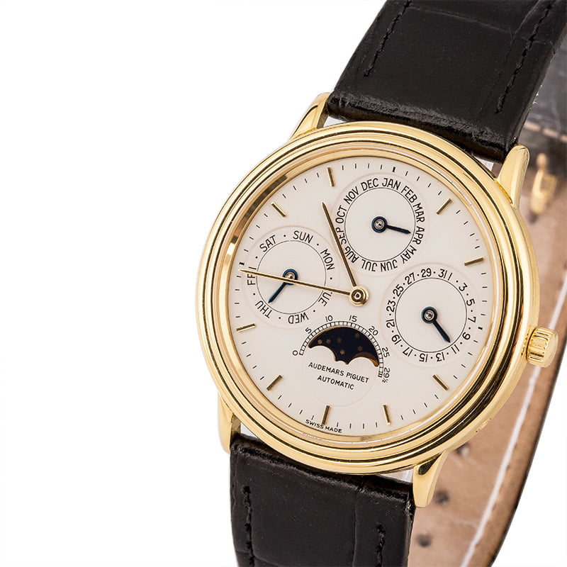 Audemars Piguet Automatic Perpetual Calendar Gold 15809