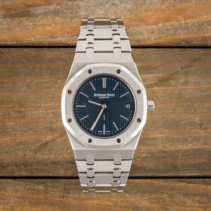 Audemars Piguet Royal Oak "Jumbo" Extra Thin Blue Dial