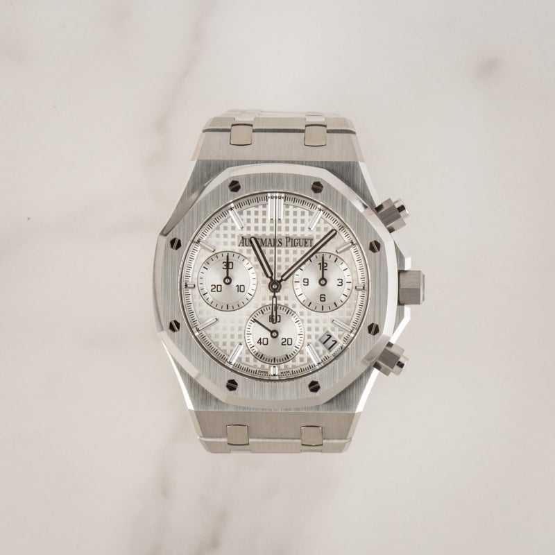 Audemars Piguet Royal Oak Silver Mega Tapisserie Dial