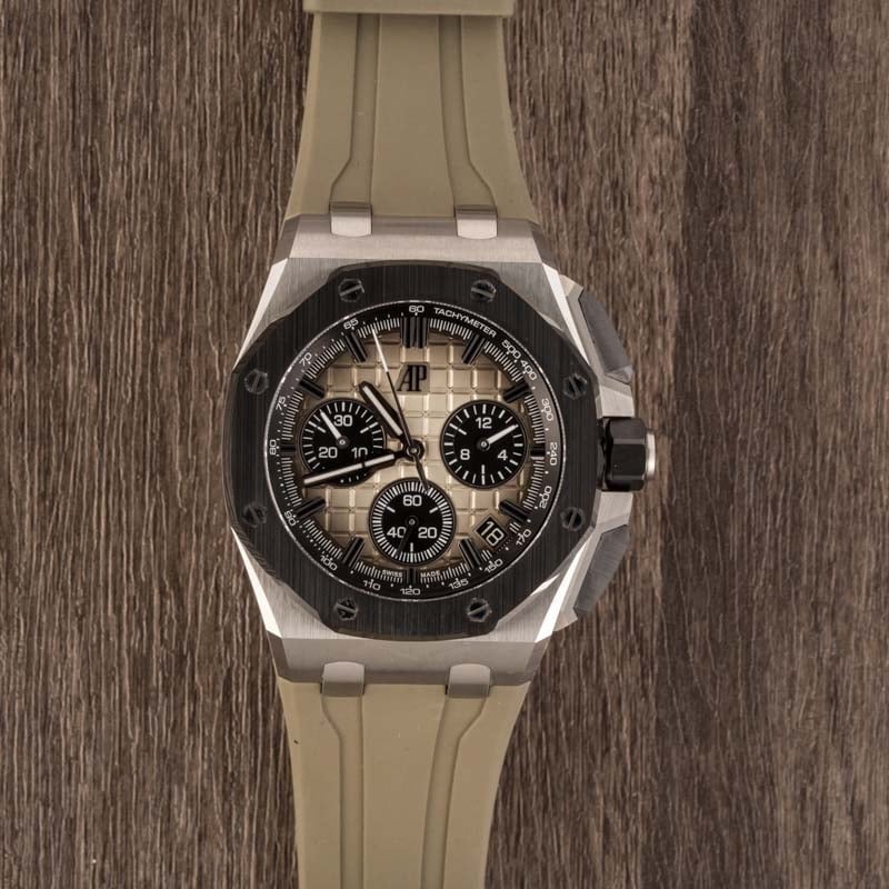 Audemars Piguet Royal Oak Offshore Light Brown Mega Tapisserie Dial