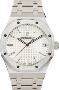 Pre-Owned Silver Dial Audemars Piguet Royal Oak Selfwinding