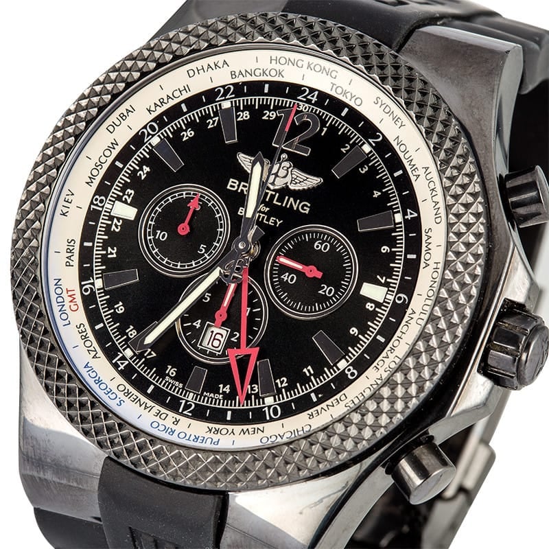 Breitling for Bentley GMT Midnight Carbon