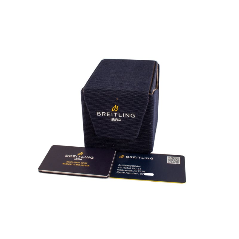 Pre-owned Breitling Superocean Automatic 44 Blue Dial