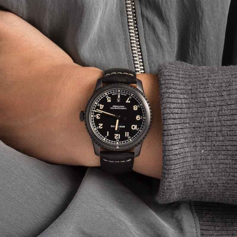 Pre-owned Breitling Navitimer 8 Black Dial