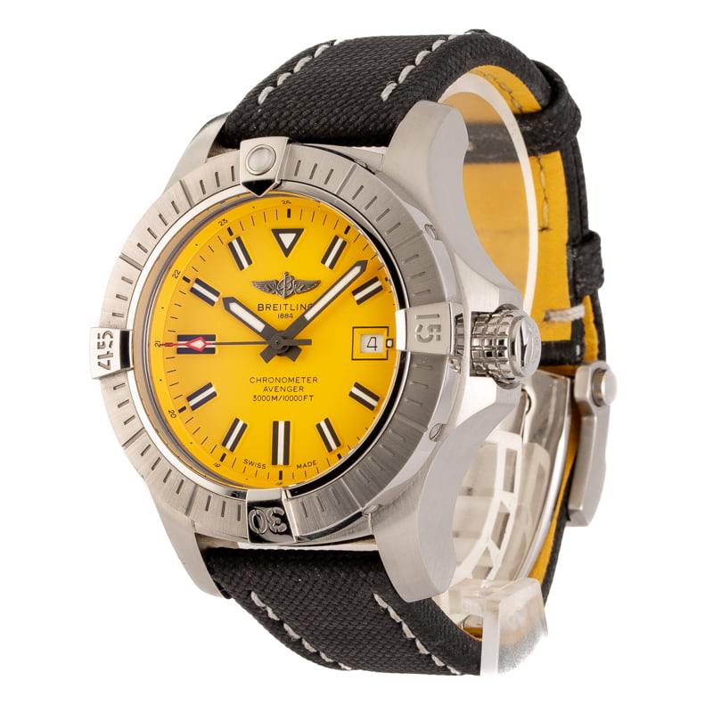 Breitling Avenger Seawolf Yellow Dial