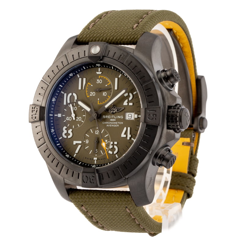 PreOwned Breitling Avenger Green