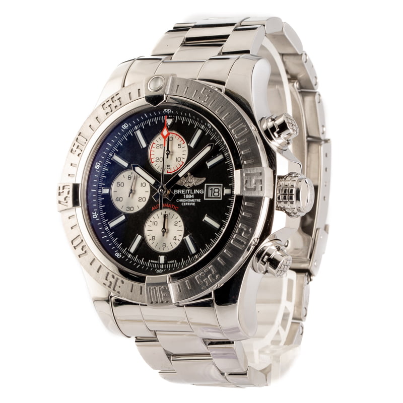 Mens Breitling Avenger II Black Dial