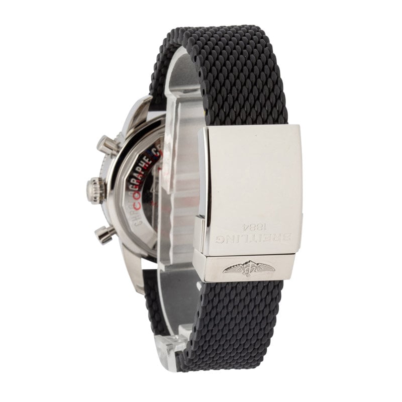 Breitling Superocean Heritage Chronograph 44 Steel on Rubber Black Dial