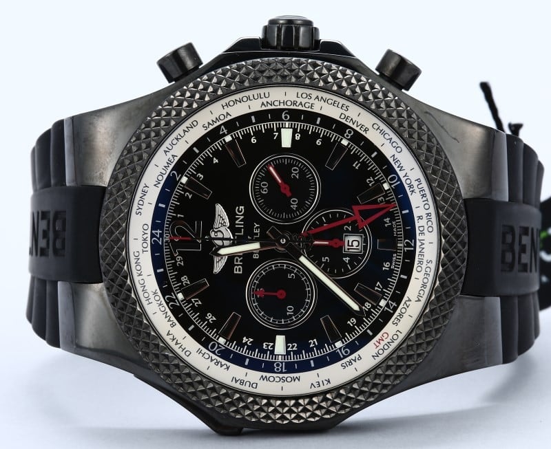 Breitling for Bentley GMT Midnight Carbon
