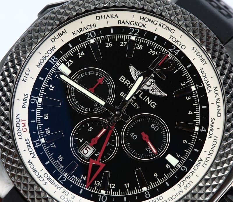 Breitling for Bentley GMT Midnight Carbon