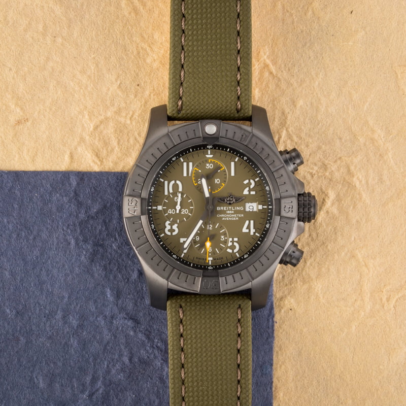 PreOwned Breitling Avenger Green