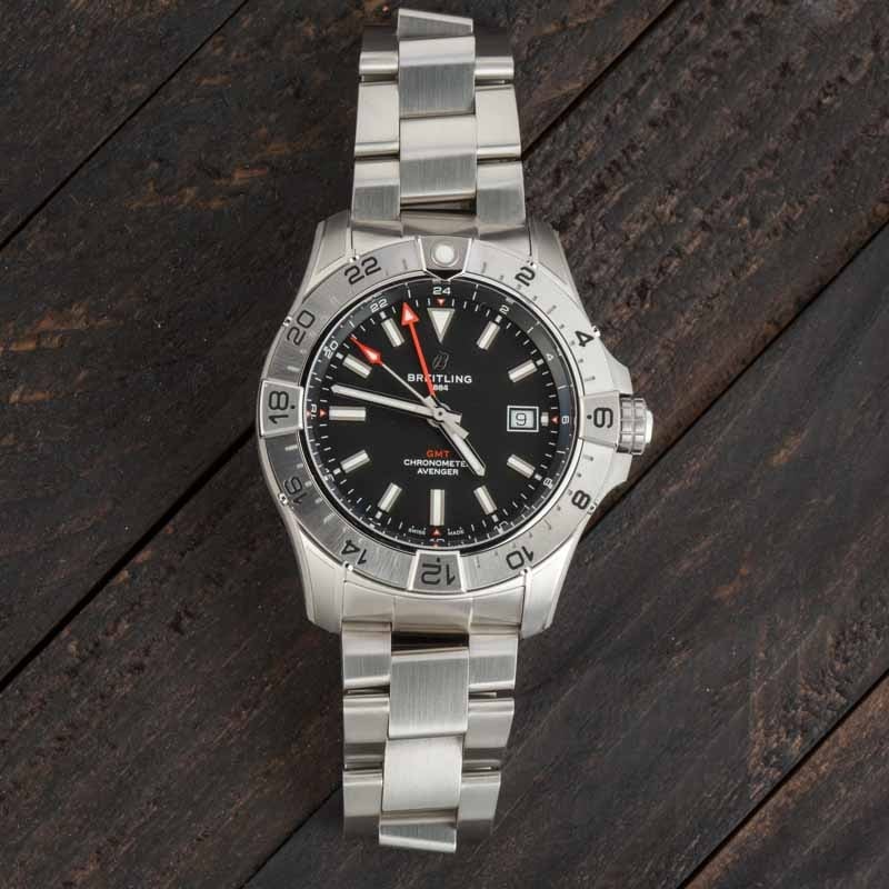 Breitling Avenger Automatic GMT 44 Black Dial