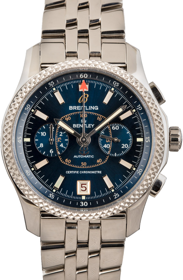 Mens Breitling Bentley Blue Dial