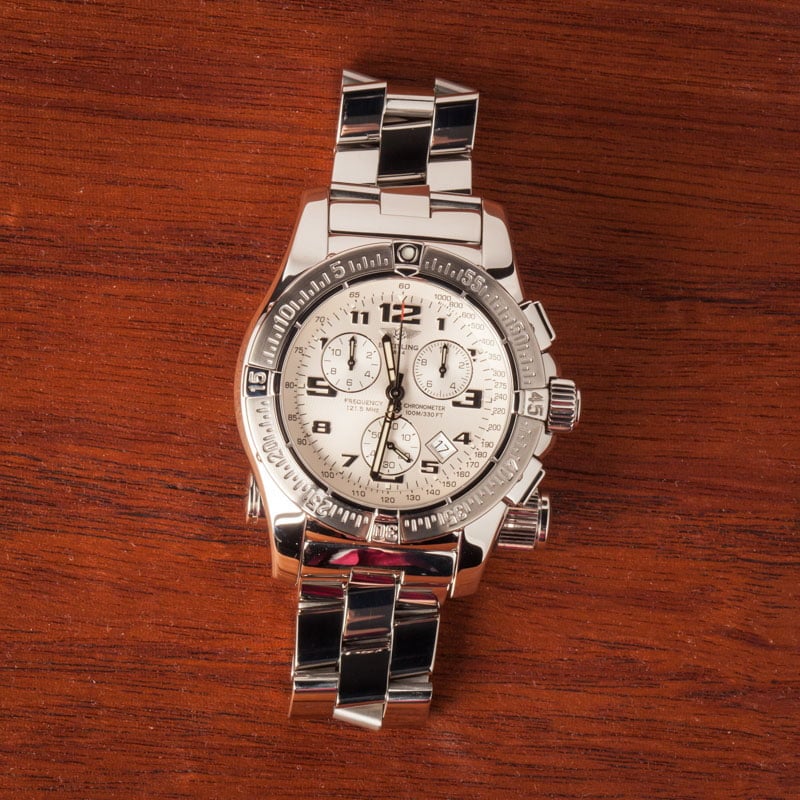 Pre-Owned Breitling Emergency Mission Silver Dial