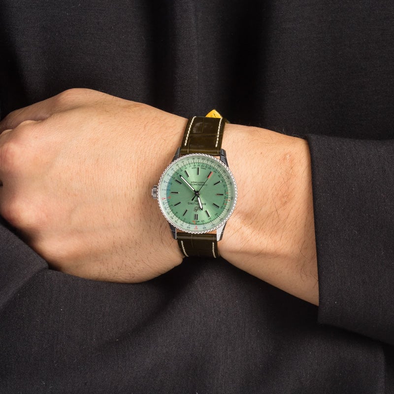 Breitling Navitimer Automatic 36 Mint Green Dial