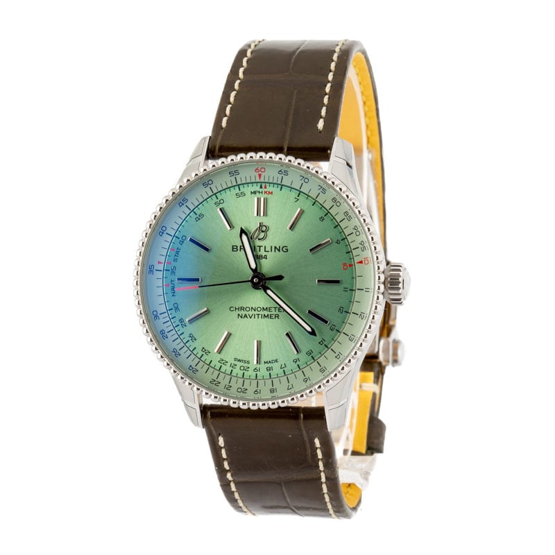 Breitling Navitimer Automatic 36 Mint Green Dial