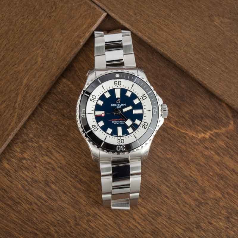 Breitling Superocean Automatic 44 Stainless Steel Blue Dial