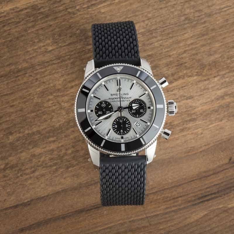 Breitling Superocean Heritage B01 Chronograph 44 Silver Dial