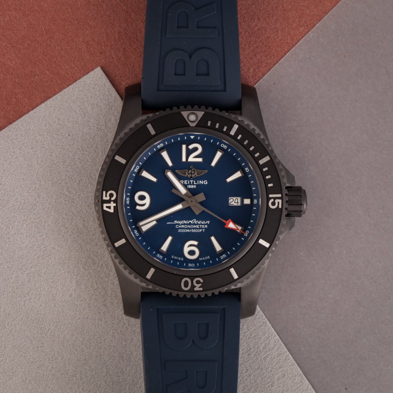 Pre-Owned Breitling Superocean Blue Dial