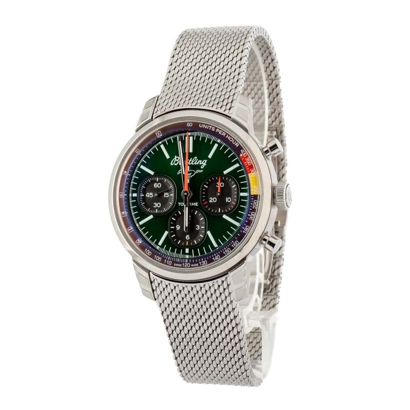 Breitling Top Time B01 Ford Mustang Green Dial