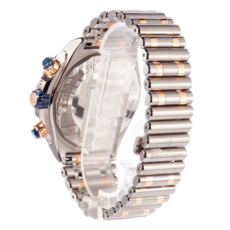 Pre-Owned Breitling Super Chronomat Stainless Steel & 18k Red Gold