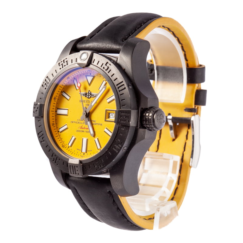 Breitling Avenger II Seawolf Cobra Yellow