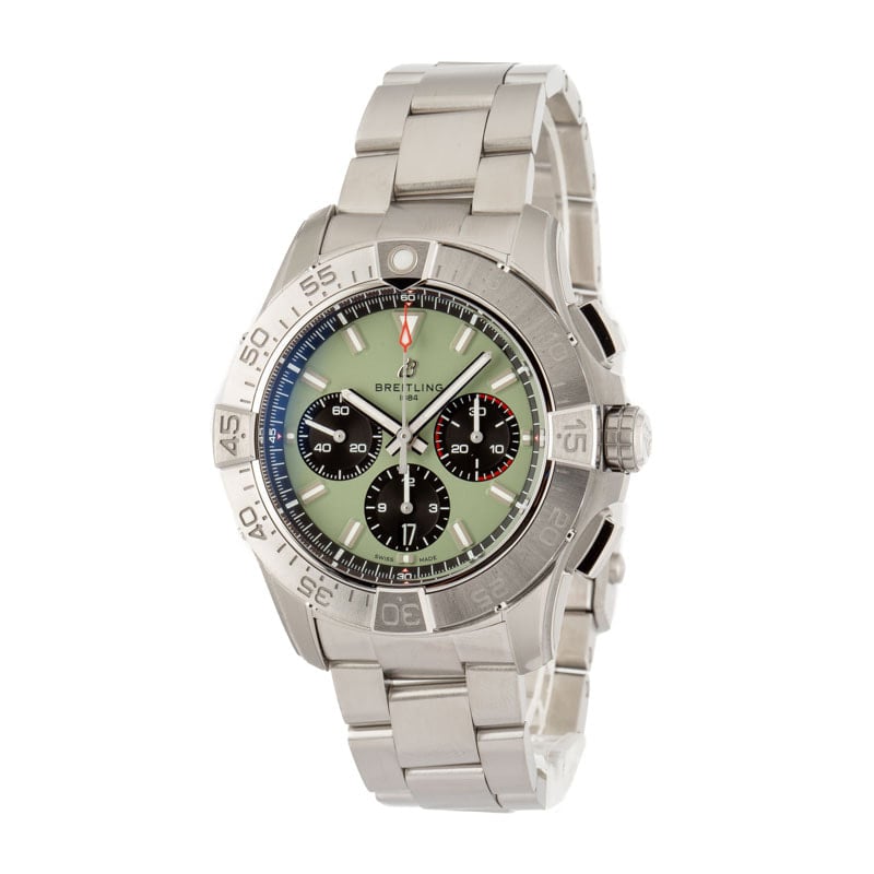 Breitling Avenger B01 Chronograph 44 Green Dial Stainless Steel
