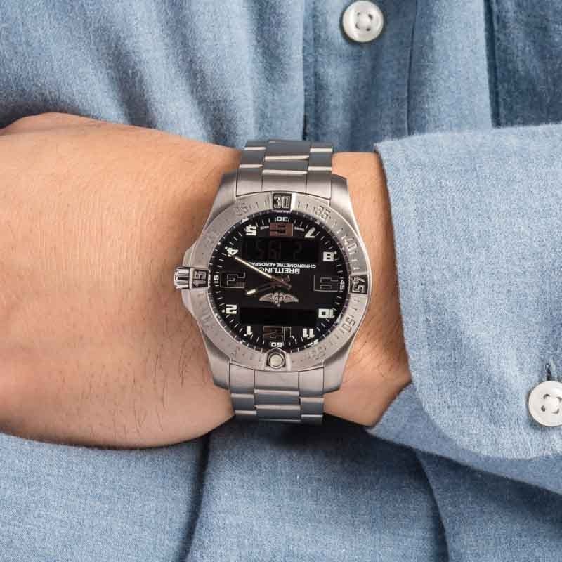 Used Breitling Aerospace EVO Titanium Black Dial