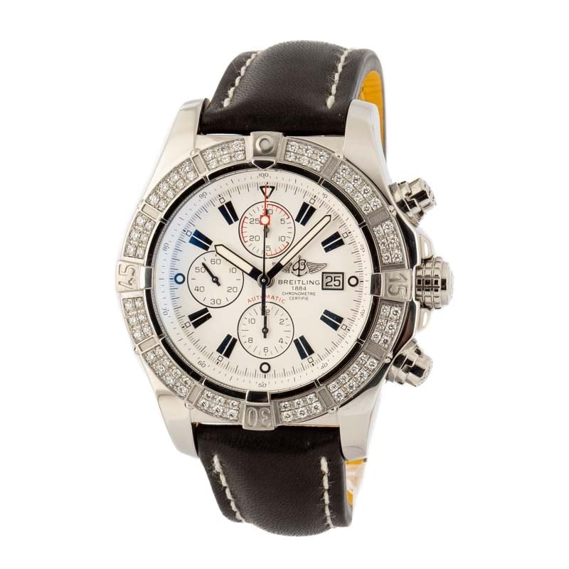 Breitling Super Avenger White Dial