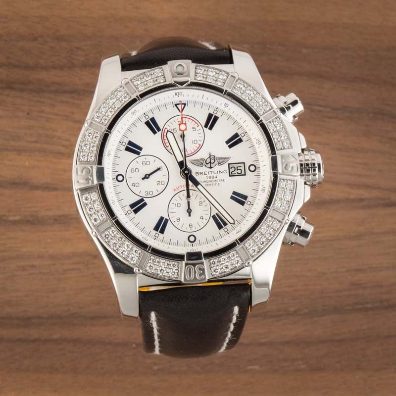 Breitling Super Avenger White Dial